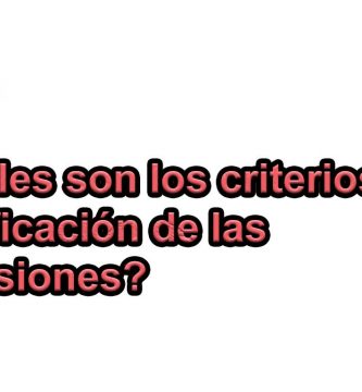 ¿Cuáles son los criterios de clasificación de las inversiones?